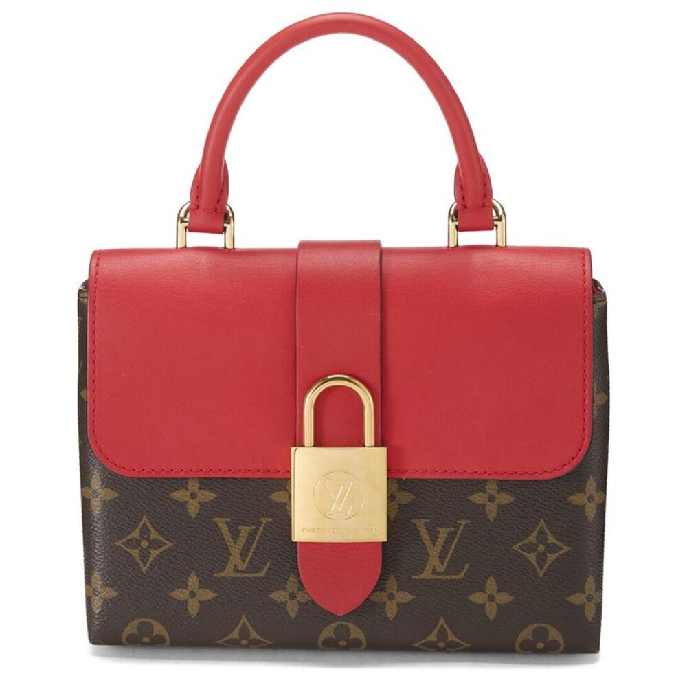 Louis Vuitton Red Monogram Coated Canvas Locky Bb (Authentic Pre-Loved)